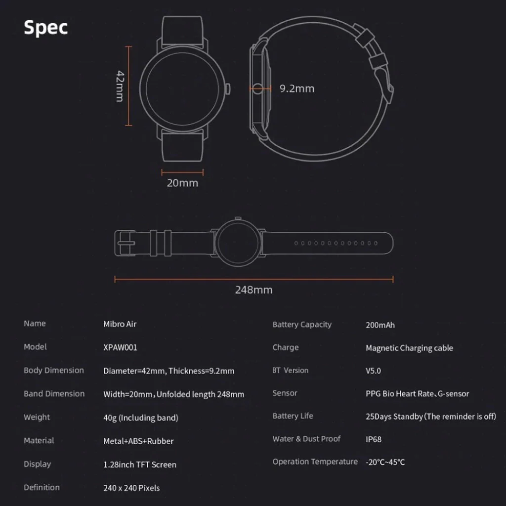 Mibro - Air Smart Watch - Image 152