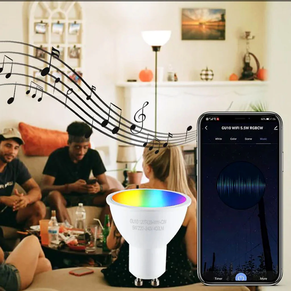 MOES - 5W WiFi Smart LED Bulb - Image 3