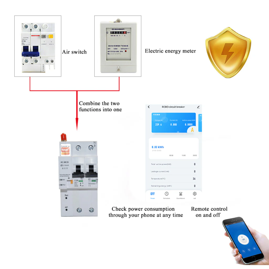 MOES - Smart Wi-Fi Micro Circuit Breaker - Image 6
