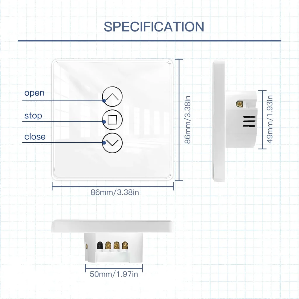 MOES - Smart WiFi+RF Curtain Switch - Image 6