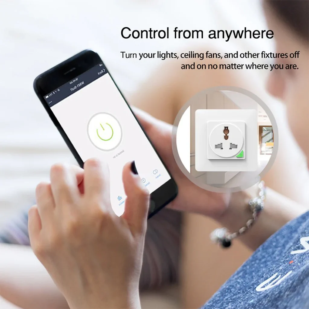 MOES - WiFi Smart Light Wall Switch Socket Outlet - Image 3
