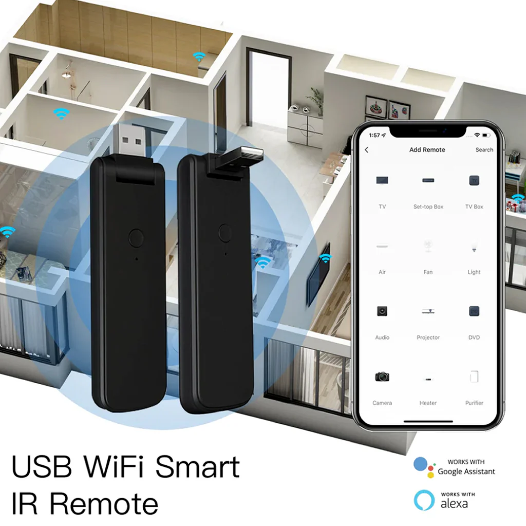 MOES - WiFi USB Smart IR+RF Wireless Remote Controller - Image 5