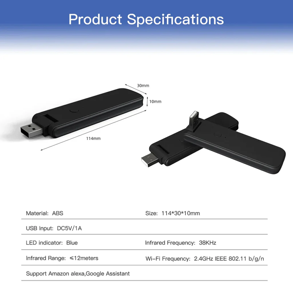 MOES - WiFi USB Smart IR+RF Wireless Remote Controller - Image 8
