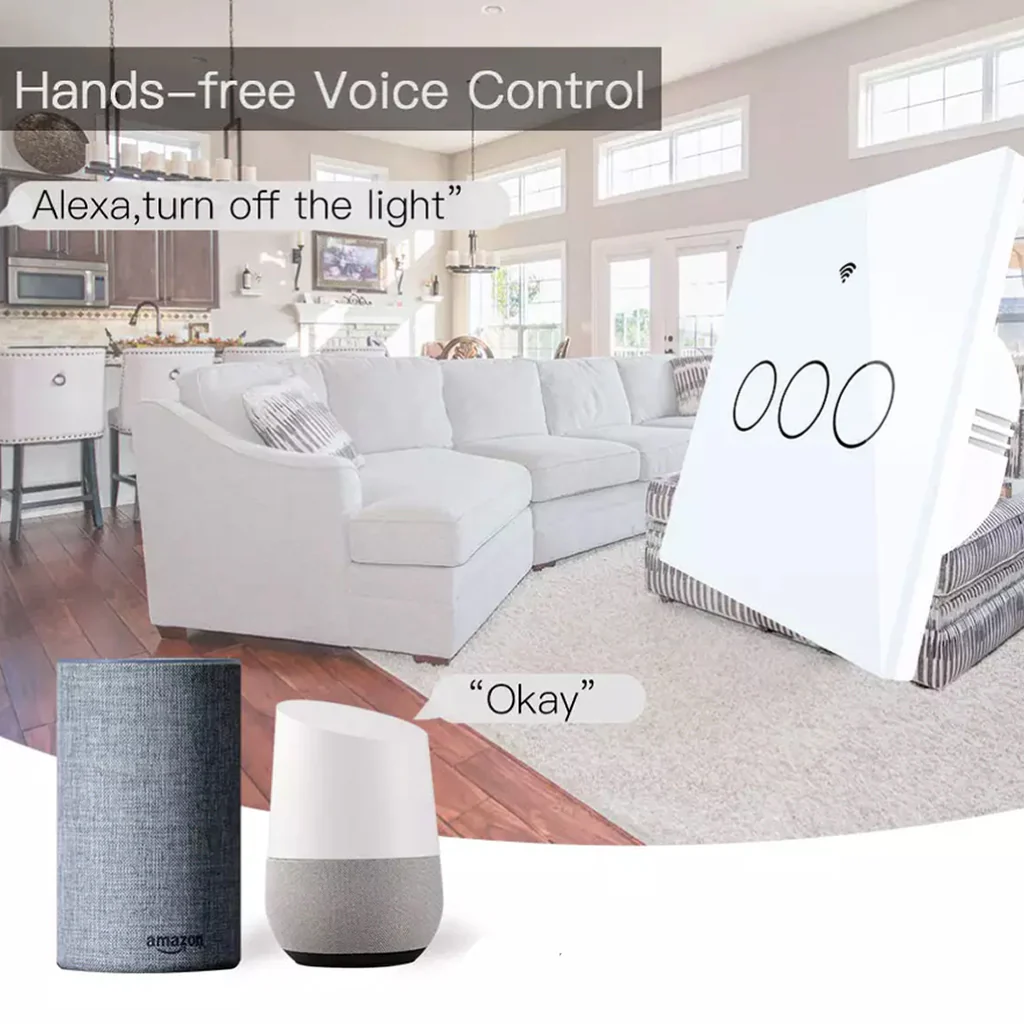 MOES - WiFi Wall Touch Smart Switch - Image 3