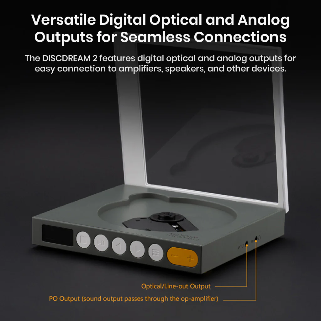MOONDROP DISCDREAM 2 Portable HiFi CD Player - Image 5