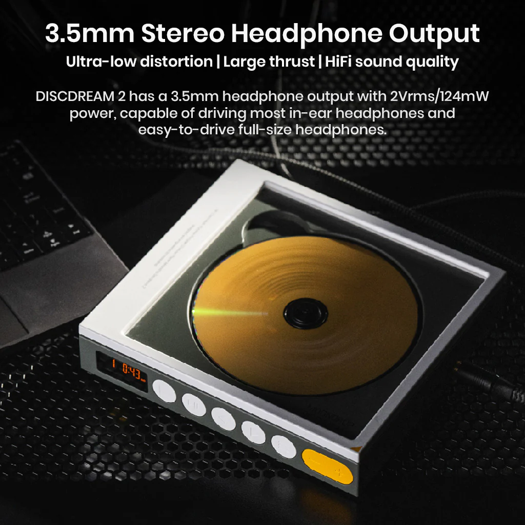 MOONDROP DISCDREAM 2 Portable HiFi CD Player - Image 8