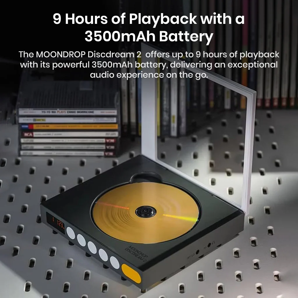 MOONDROP DISCDREAM 2 Portable HiFi CD Player - Image 9