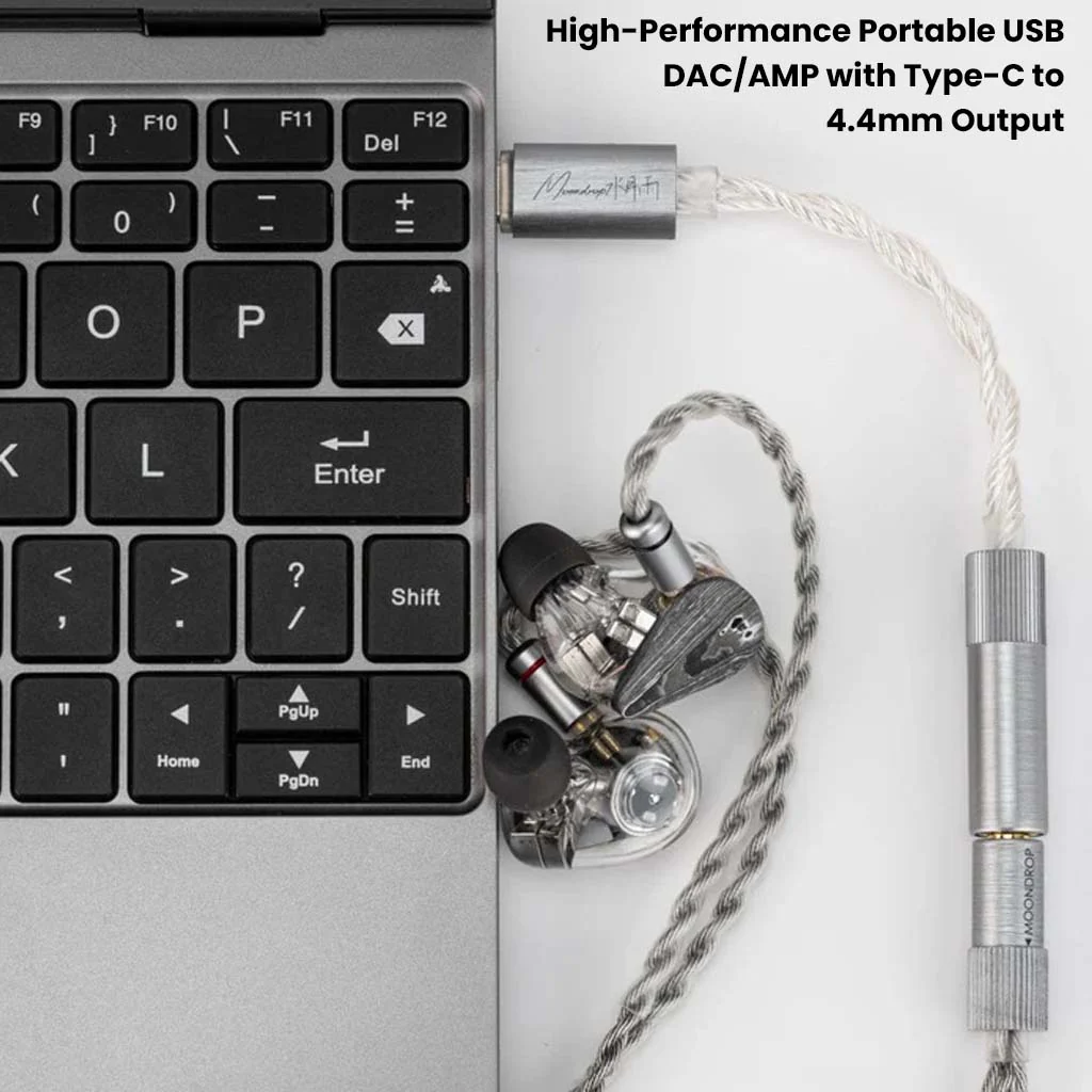 MOONDROP- ECHO-B USB-C to 4.4mm DSP Version Portable DAC & AMP - Image 8