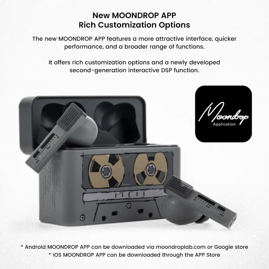 MOONDROP- Golden Ages 2 13mm Planar Magnetic Hi-Fi ANC TWS Earphones - Image 13