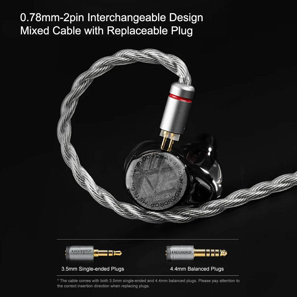 MOONDROP - Meteor 4 Planar+2BA+1 Dynamic Drivers Tribrid IEM - Image 7
