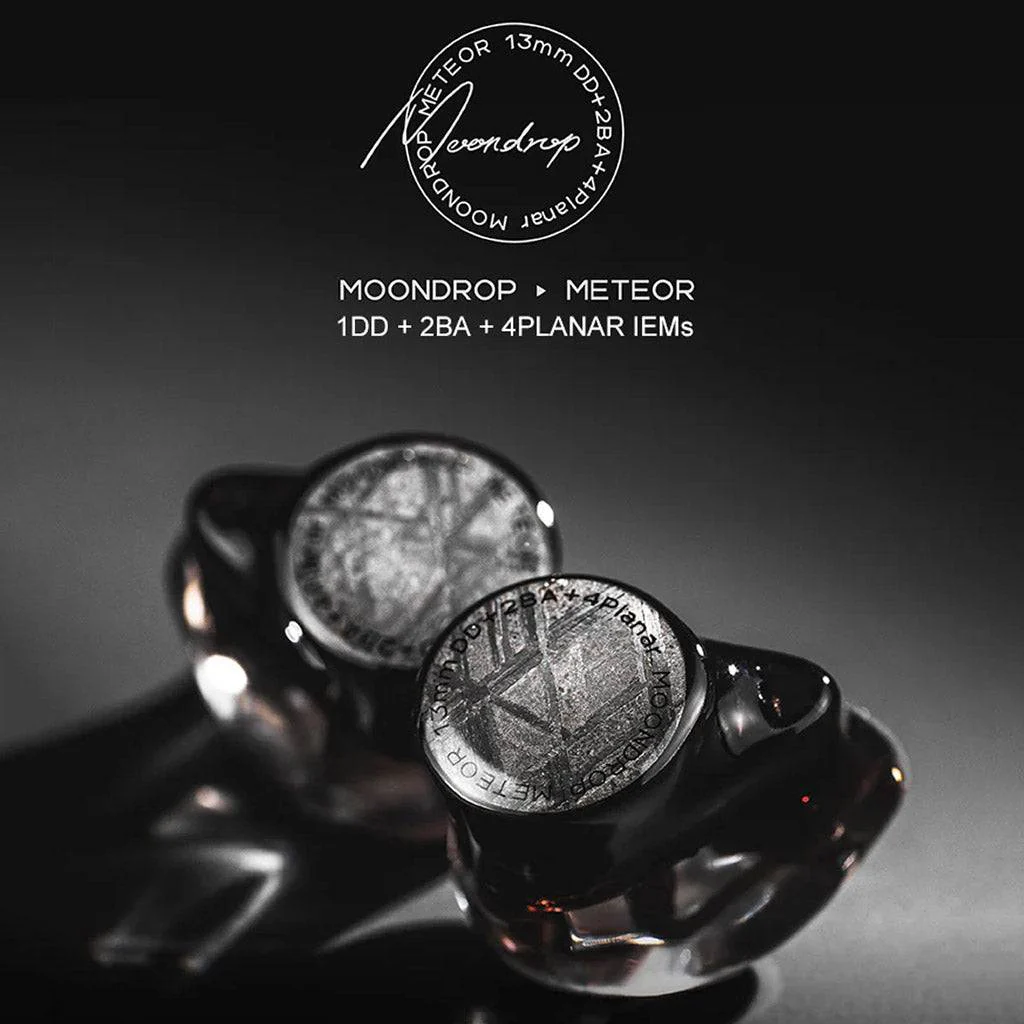 MOONDROP - Meteor 4 Planar+2BA+1 Dynamic Drivers Tribrid IEM - Image 8
