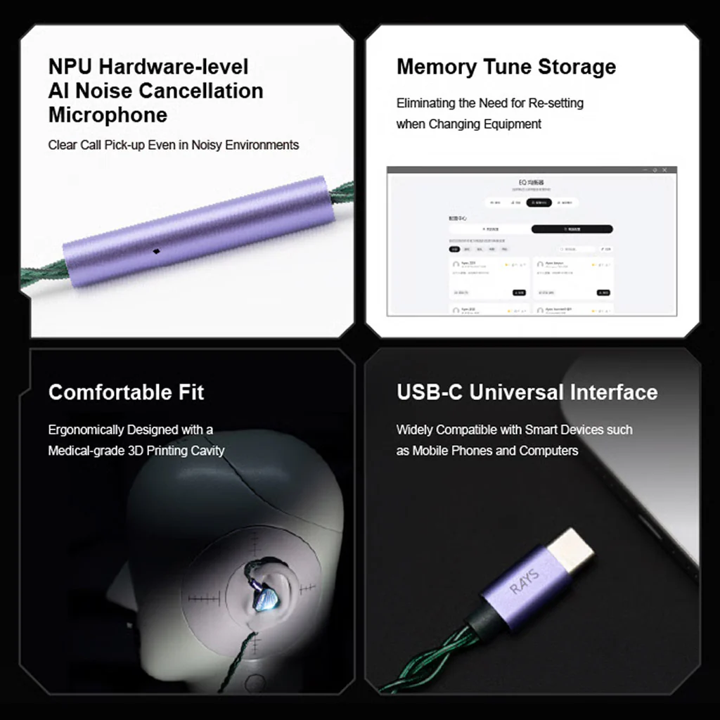 MOONDROP- Rays Hybrid Gaming In-Ear Monitor - Image 5
