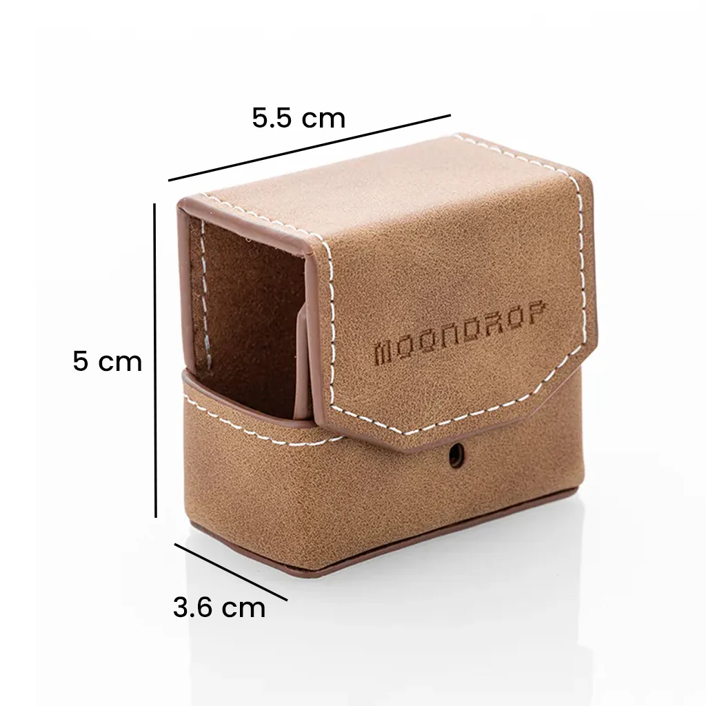 Moondrop Space Travel Earbuds Leather Case - Image 2