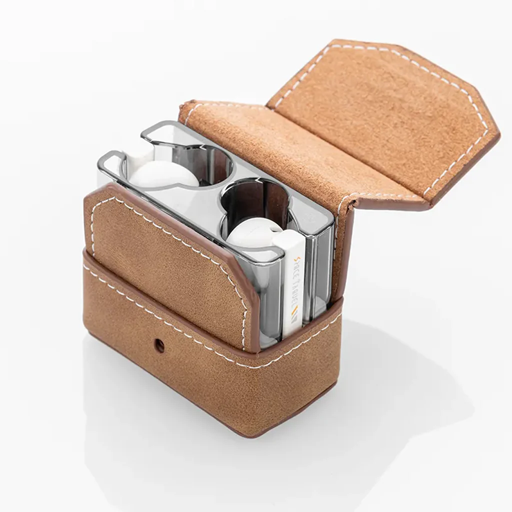 Moondrop Space Travel Earbuds Leather Case - Image 3