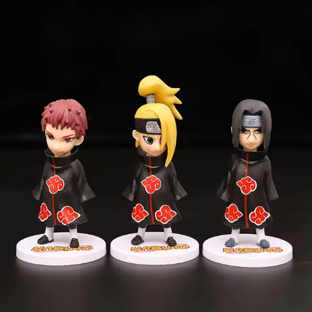 Anime Action Figures Naruto Chibi Figurines Set of 6 - 11.5cm Approx. - Image 5