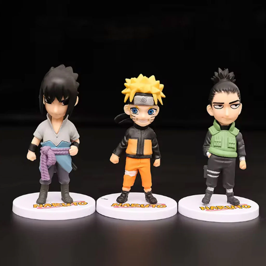 Anime Action Figures Naruto Chibi Figurines Set of 6 - 11.5cm Approx. - Image 6