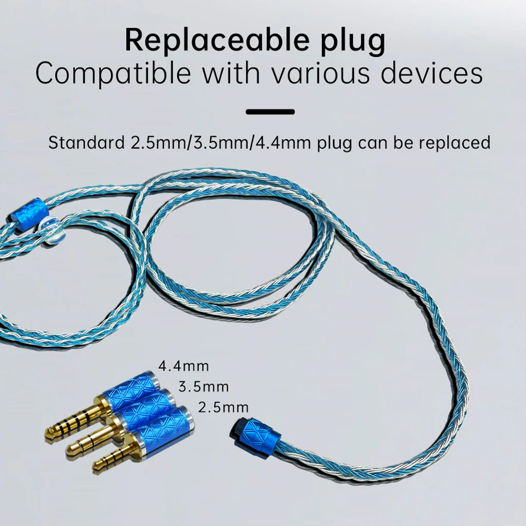 ND - D3 Silver Plated Modular Upgrade Cable for IEM - Image 6