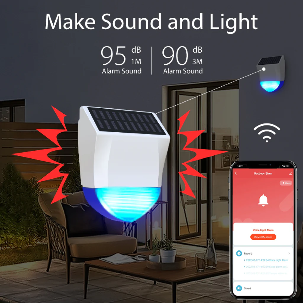 NEO - NAS AB06W Outdoor Siren with Solar - Image 4