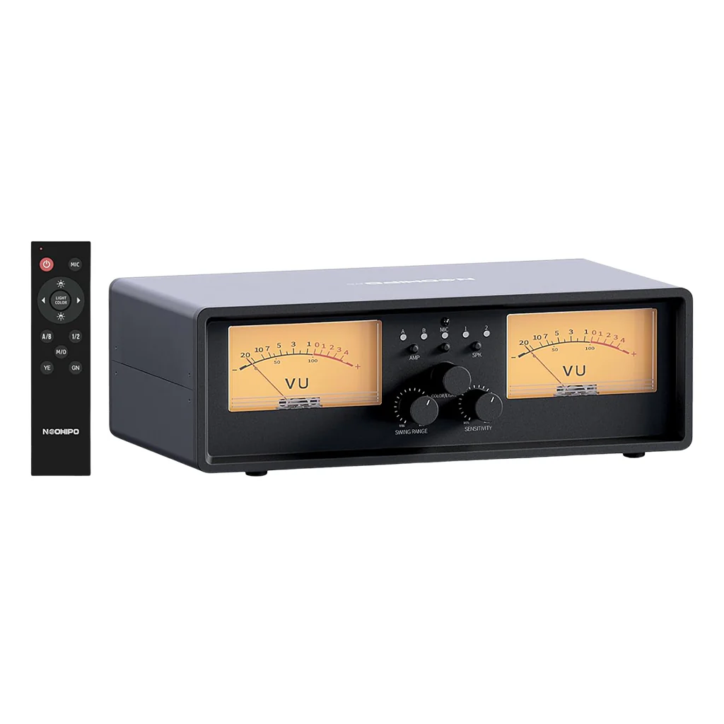 NEOHIPO ET30 VU Meter Amplifier/Speaker Selector Switch Box
