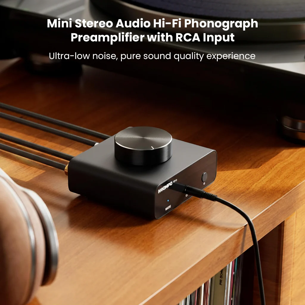 NEOHIPO- TP10 MM Phono Preamp & Headphone Amp - Image 2
