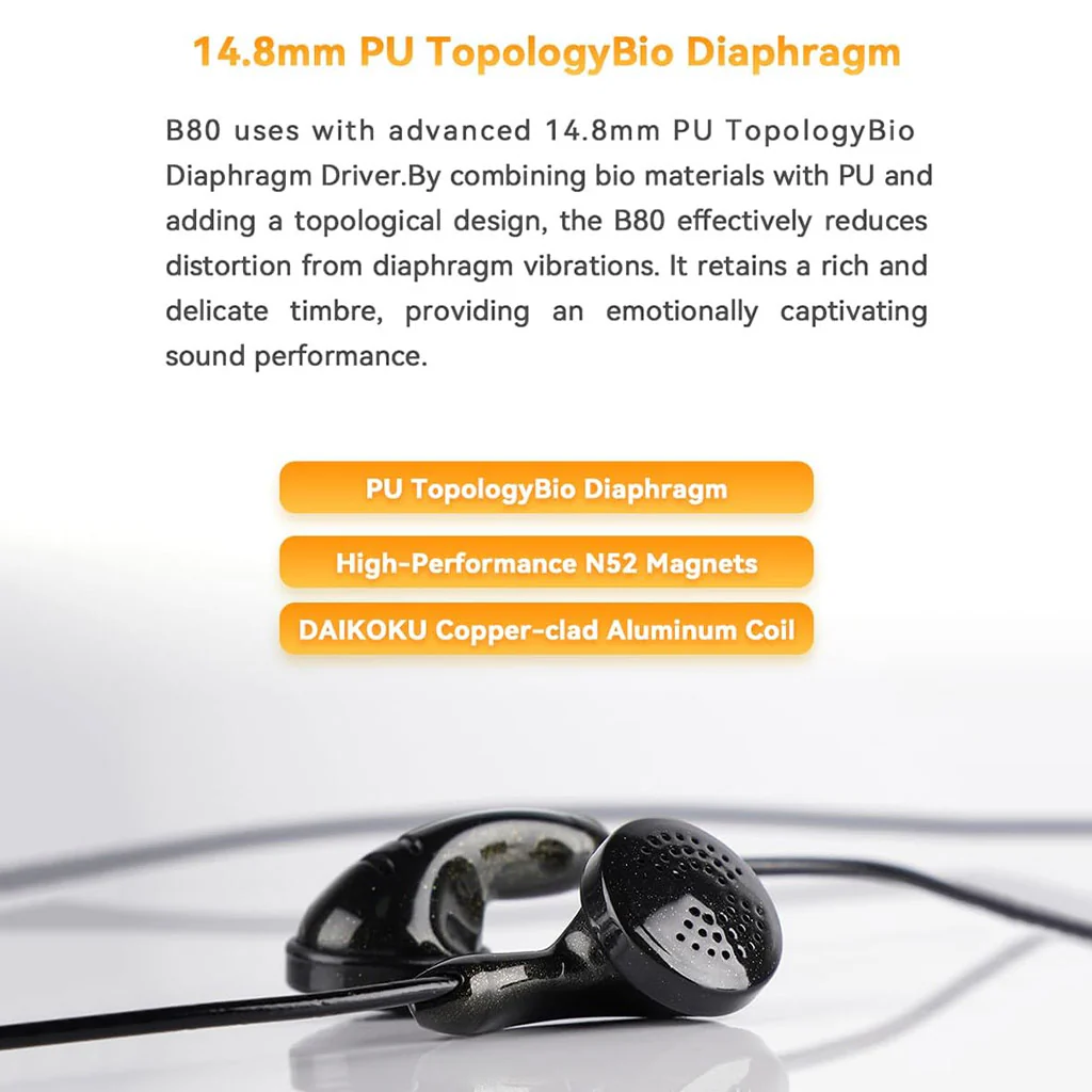 NiceHCK - B80 Flathead Wired Earphone - Image 3