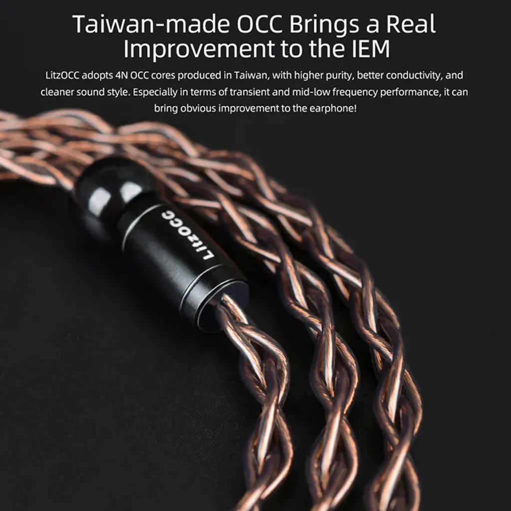 NiceHCK - Litz OCC 4 Core Copper Upgrade Cable for IEM - Image 2