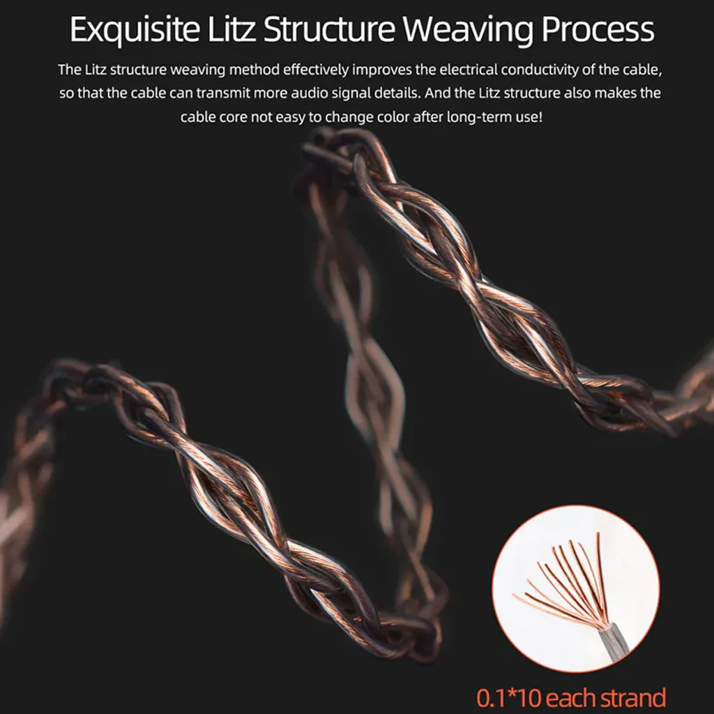 NiceHCK - Litz OCC 4 Core Copper Upgrade Cable for IEM - Image 3