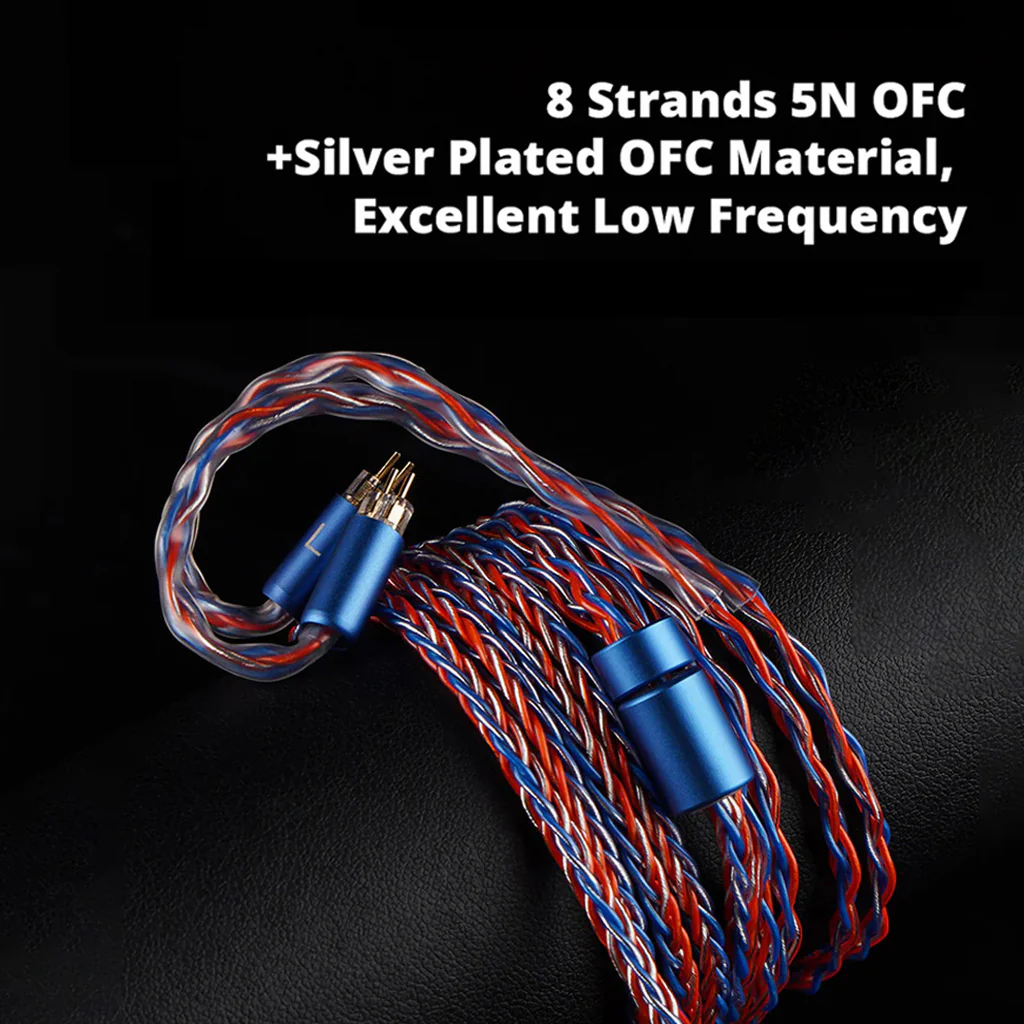 NiceHCK - NewGarden 8 Core OFC Silver Plated Upgrade Cable for IEM - Image 5