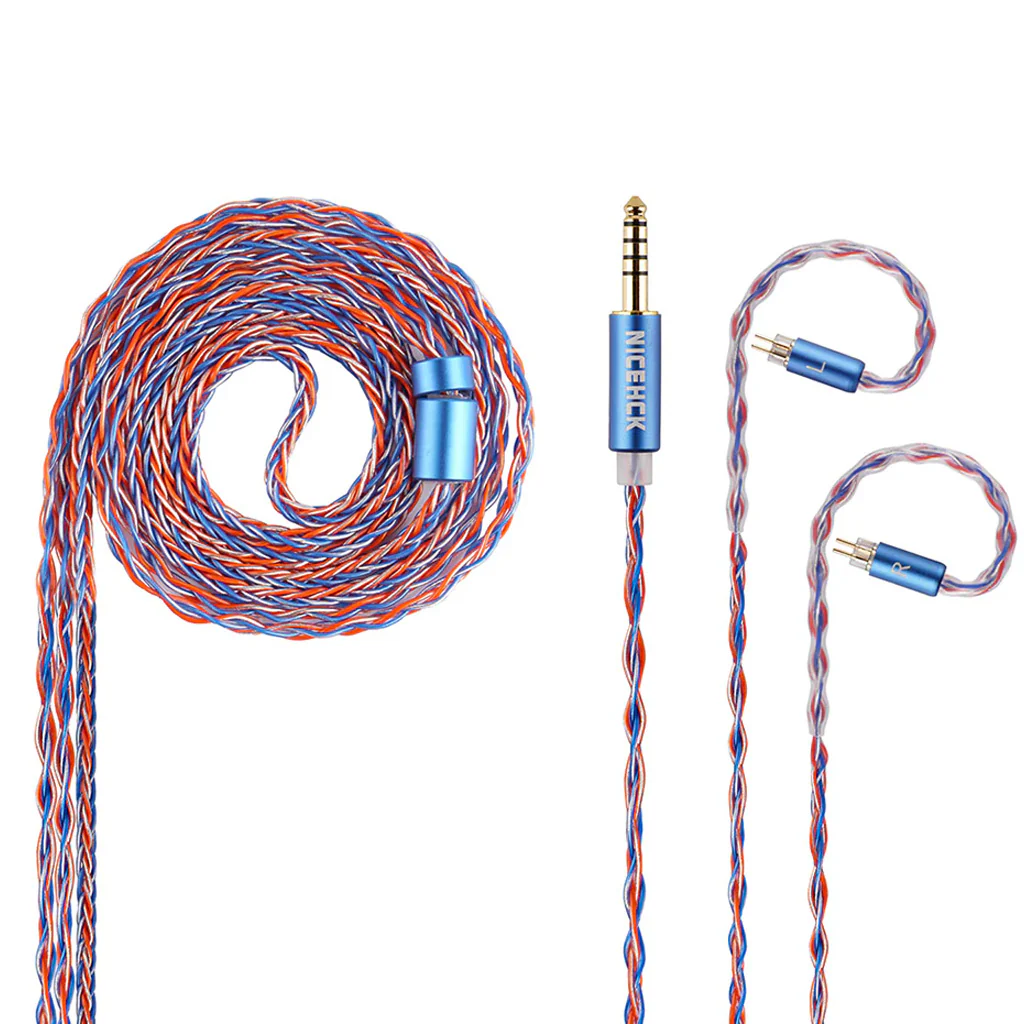 NiceHCK - NewGarden 8 Core OFC Silver Plated Upgrade Cable for IEM - Image 7