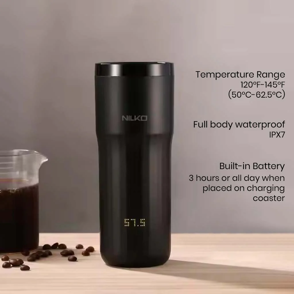 NiLKO N1 Pro 355ml Temperature Control Smart Travel Mug with LED Display - Image 12
