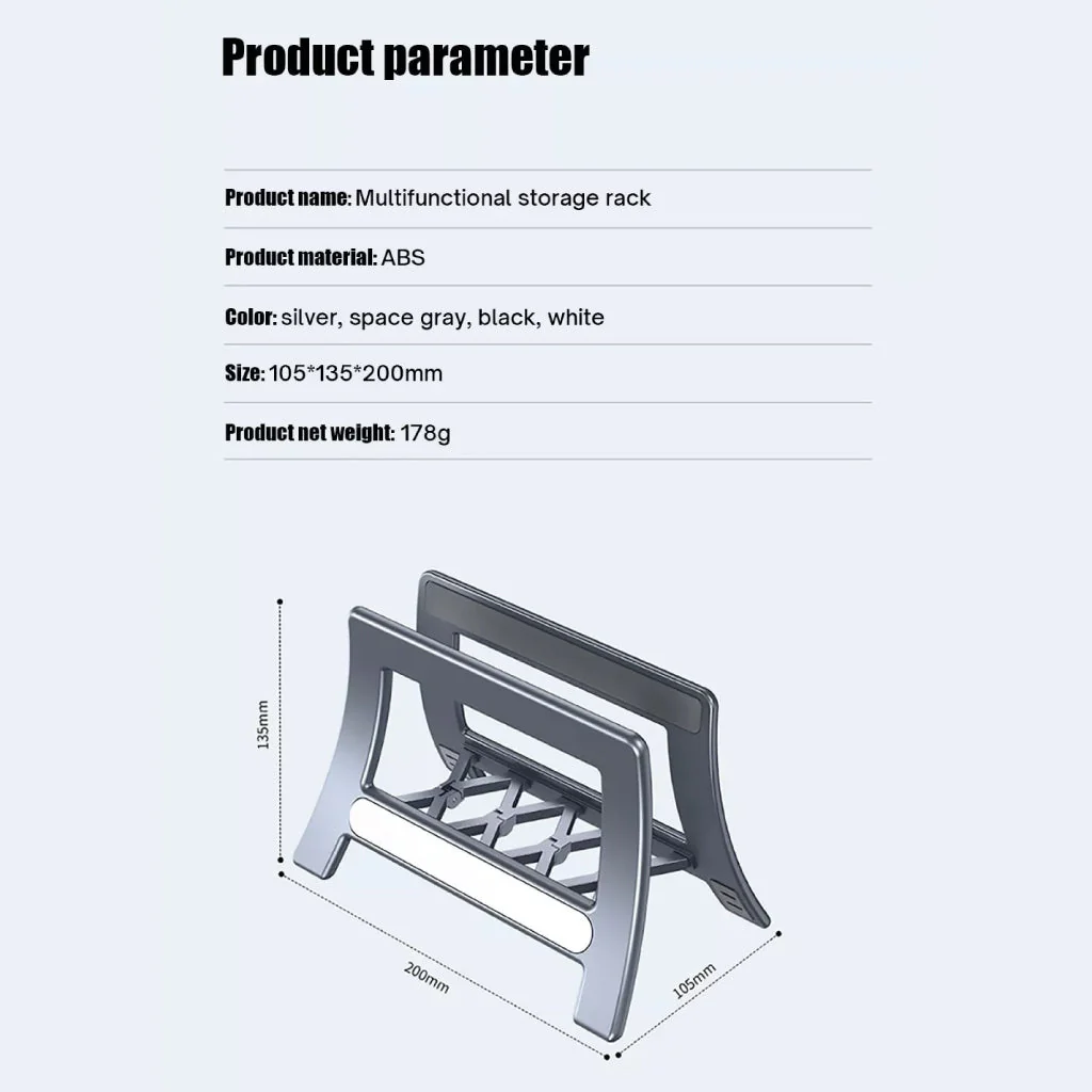 OATSBASF - Multifunctional Vertical Storage Stand - Image 6