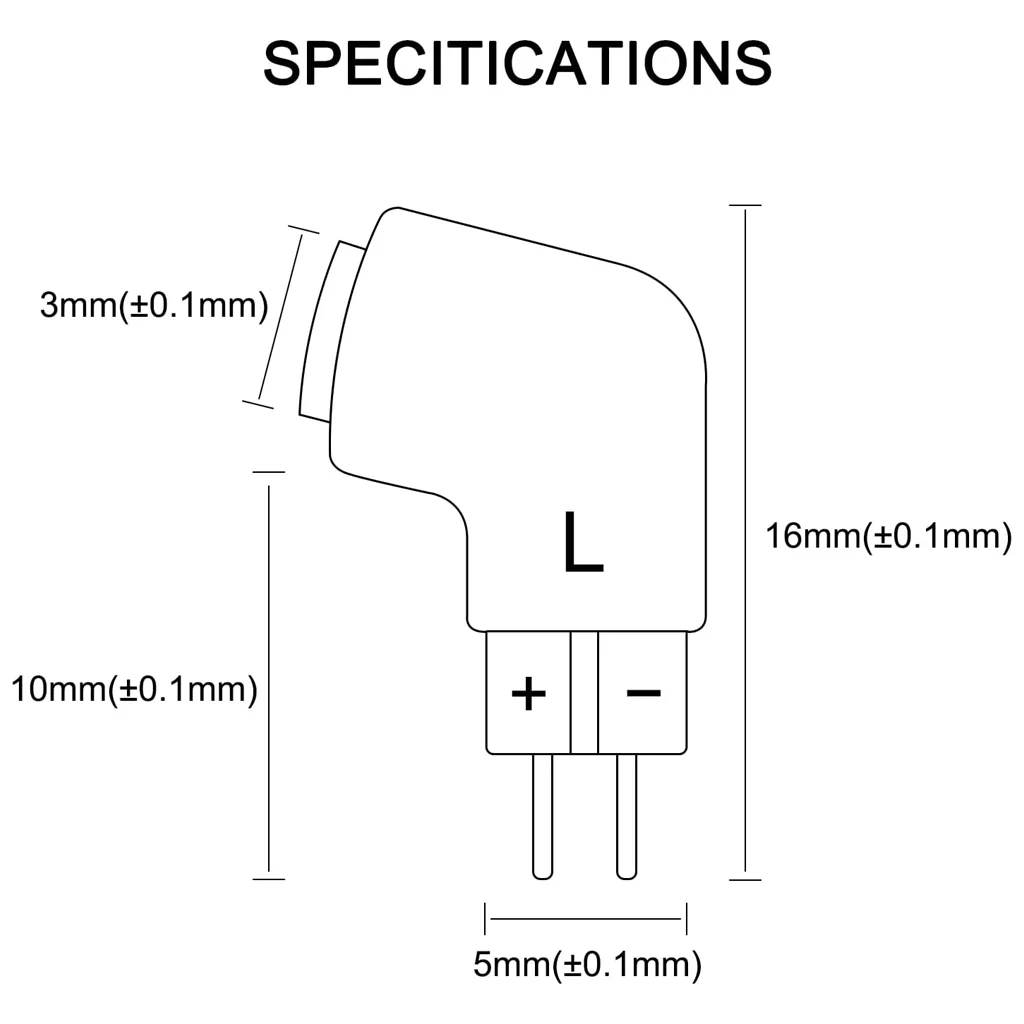 OEAudio MMCX to 2 Pin 0.78mm Adapter for IEMs - Image 7