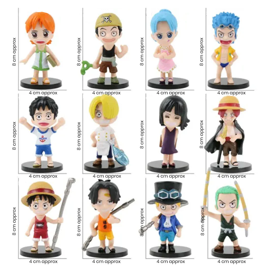 One Piece Set of 12 Figurines Anime Action Figures - Image 2