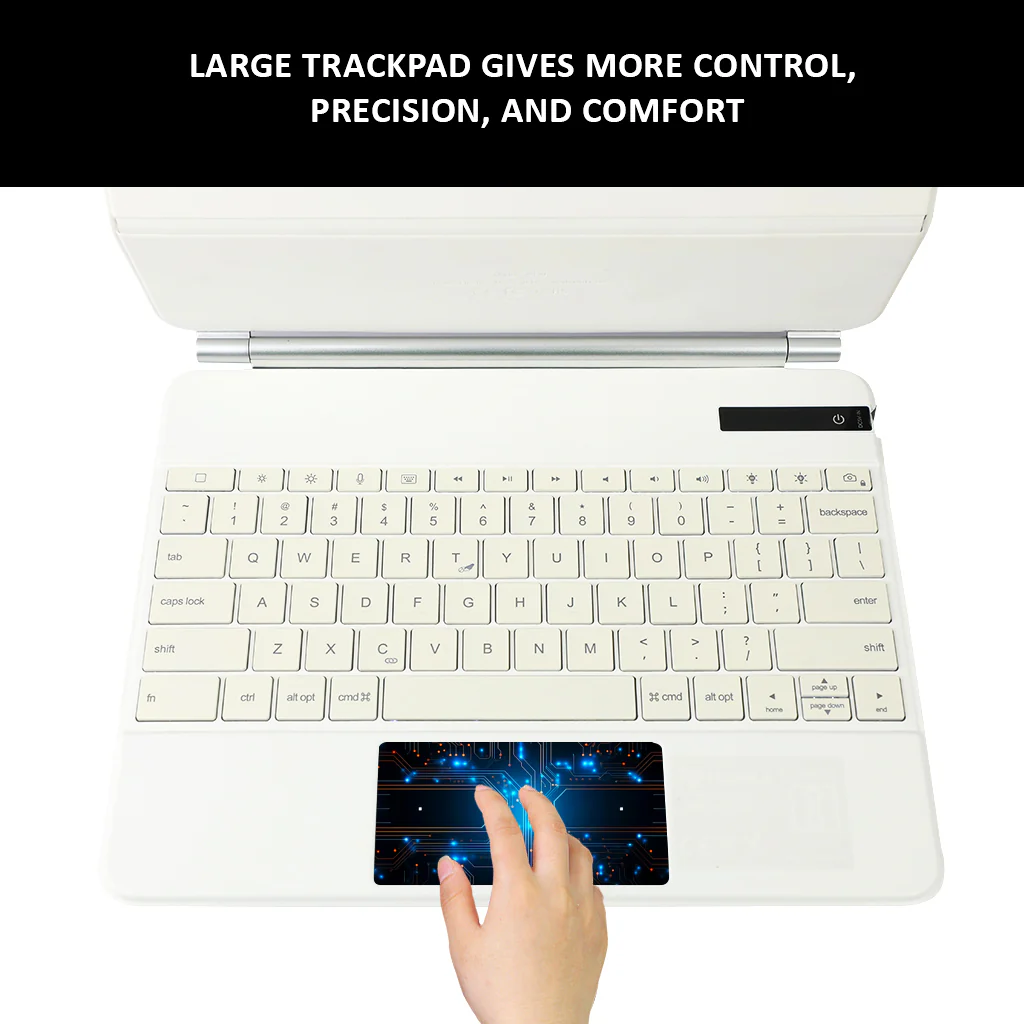 TECPHILE - P129 Pro Wireless Keyboard Case For iPad Pro 12.9 - Image 10