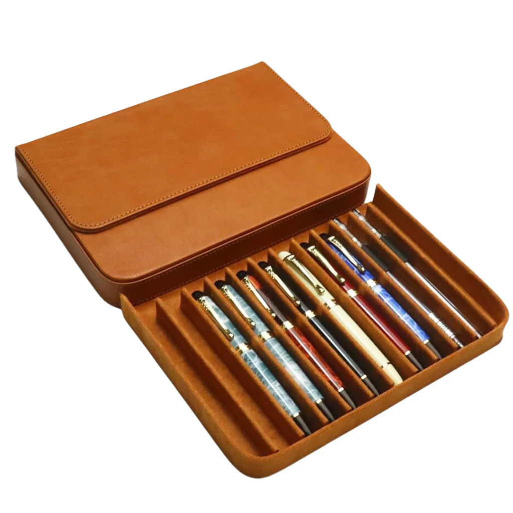AUDIOCULAR - PC-06 12 Pen Slots PU Display Case - Image 8