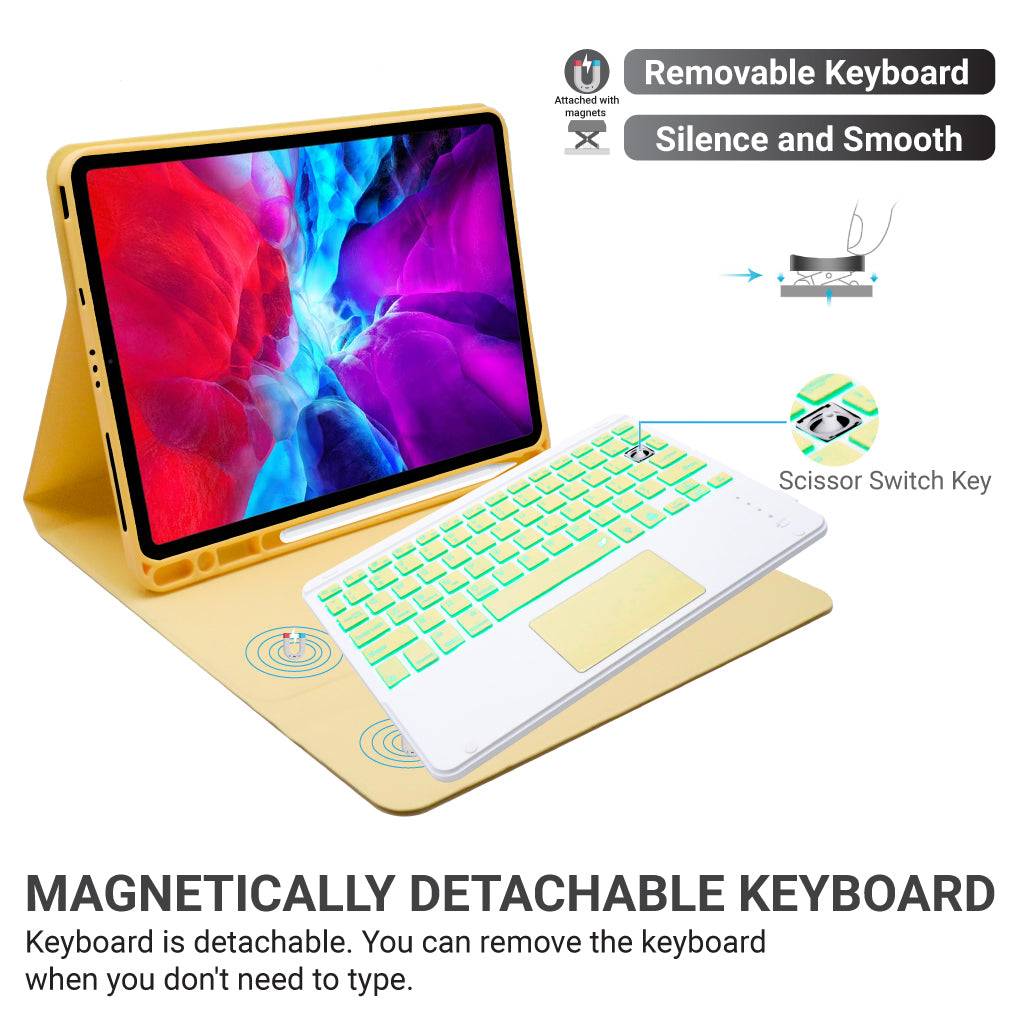 TECPHILE - PS11T Wireless Keyboard Case For iPad - Image 7