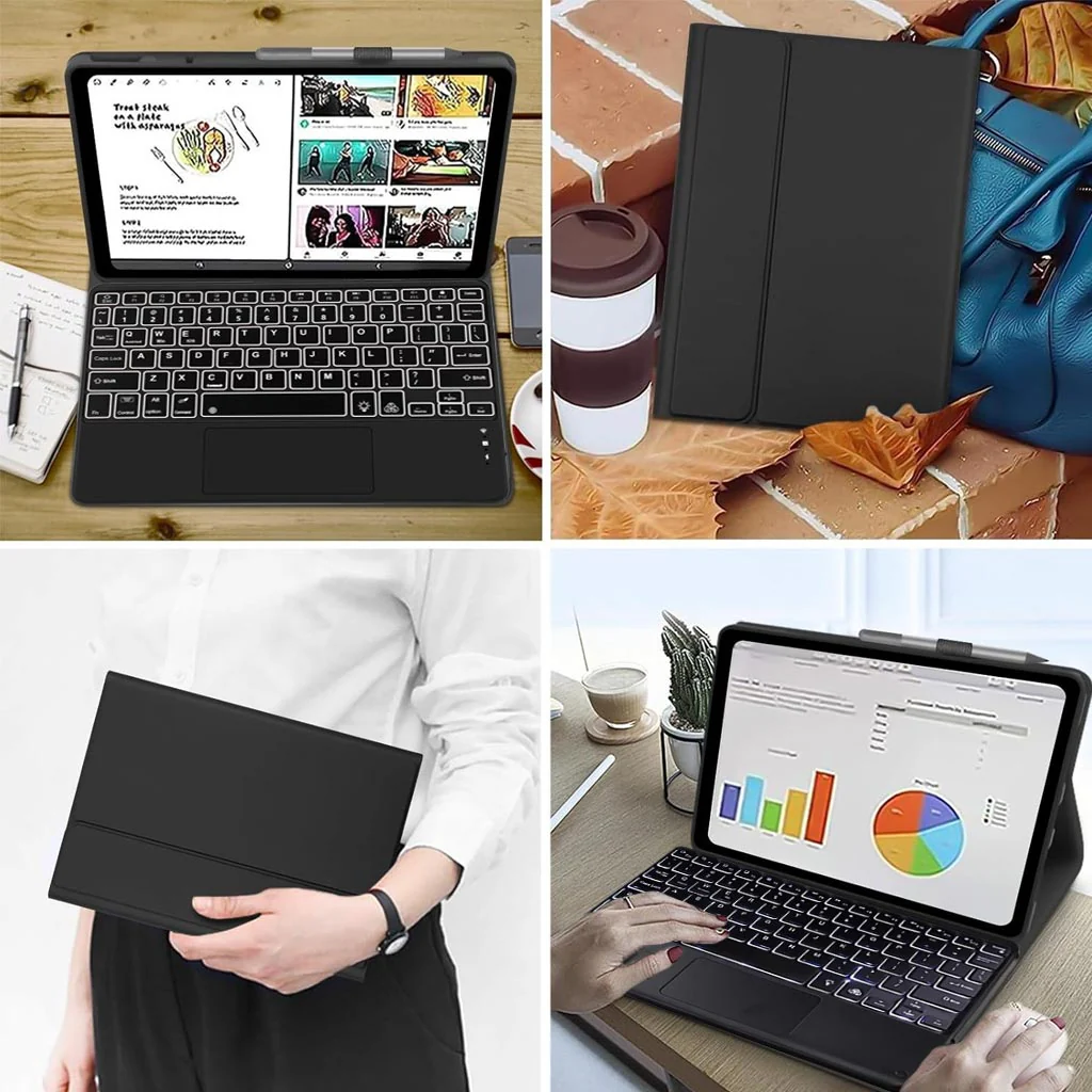 PST-M11 Keyboard Case for Lenovo Tab M11, Moto Pad 60 Neo, Lenovo Idea Tab, Tab K11/K11 Gen 2 11-inch - Image 12