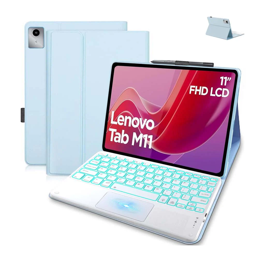 PST-M11 Keyboard Case for Lenovo Tab M11, Moto Pad 60 Neo, Lenovo Idea Tab, Tab K11/K11 Gen 2 11-inch - Image 13