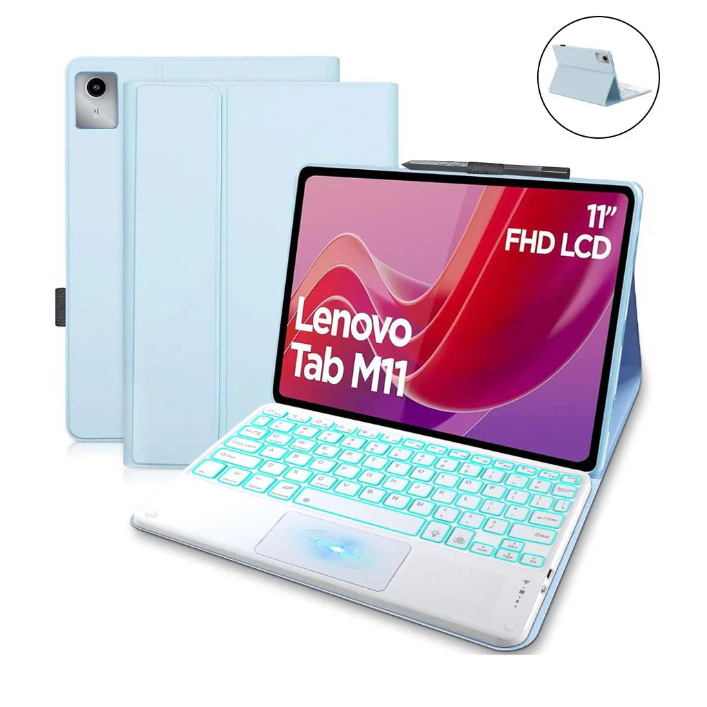PST-M11 Keyboard Case for Lenovo Tab M11, Moto Pad 60 Neo, Lenovo Idea Tab, Tab K11/K11 Gen 2 11-inch - Image 14