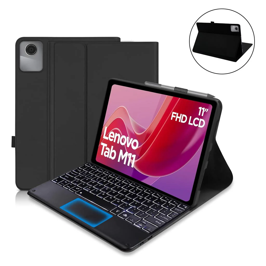 PST-M11 Keyboard Case for Lenovo Tab M11, Moto Pad 60 Neo, Lenovo Idea Tab, Tab K11/K11 Gen 2 11-inch - Image 15