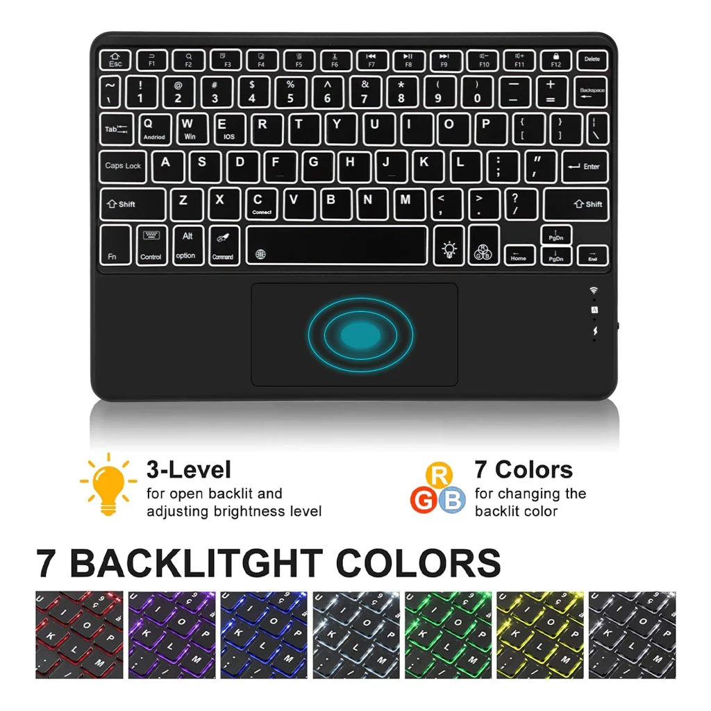 PST-M11 Keyboard Case for Lenovo Tab M11, Moto Pad 60 Neo, Lenovo Idea Tab, Tab K11/K11 Gen 2 11-inch - Image 3