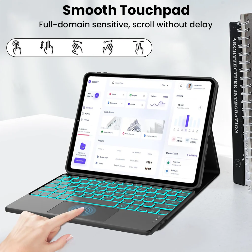 PST-M7112 Keyboard Case for Xiaomi Pad 7 / 7 Pro 11.2” - Image 6