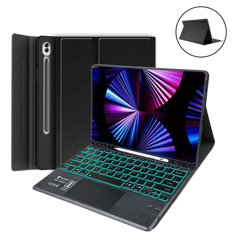 PST-X610 Keyboard Case for Samsung Galaxy Tab S9 Plus 12.4 inch/ S9 FE+