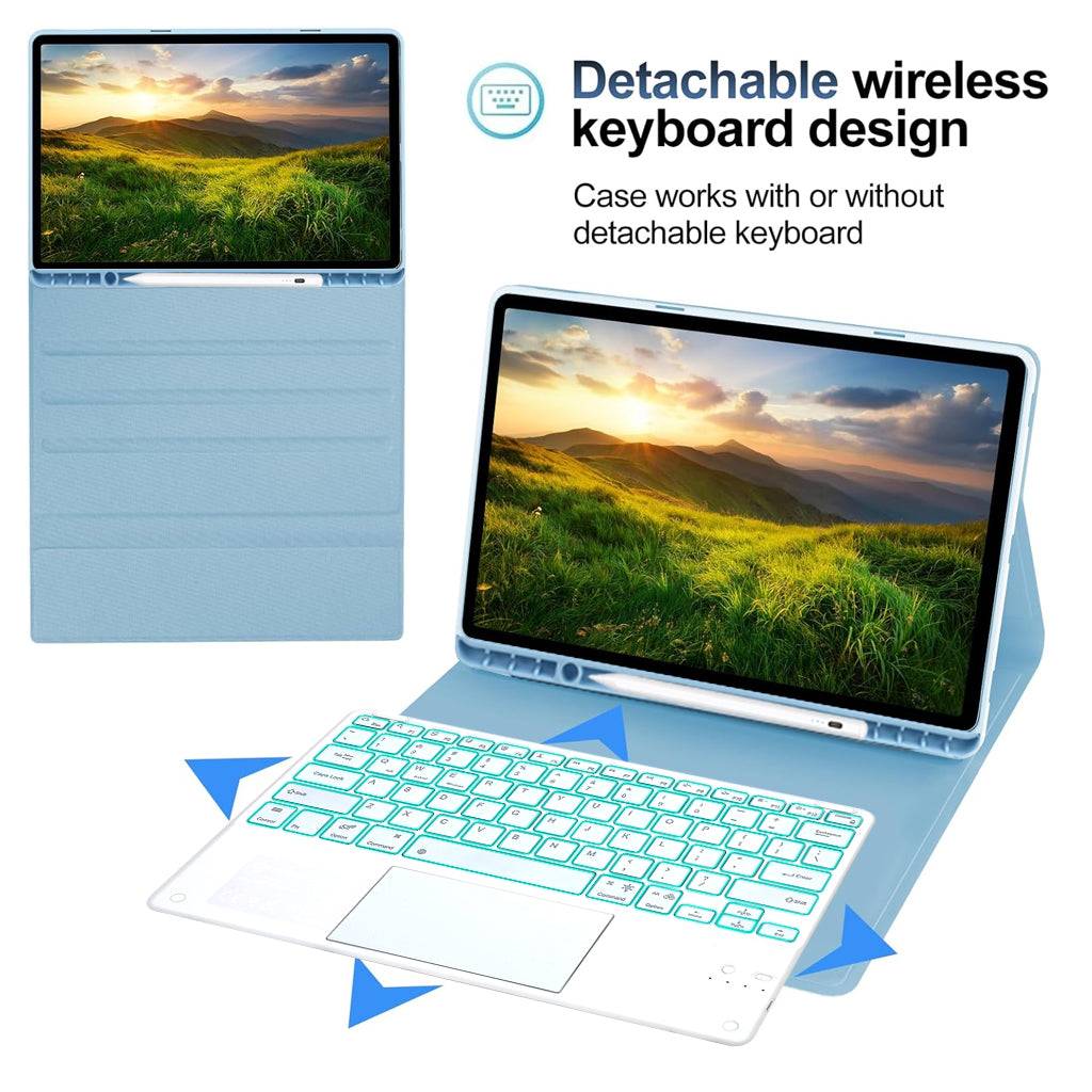 PST-X610 Keyboard Case for Samsung Galaxy Tab S9 Plus 12.4 inch/ S9 FE+ - Image 10
