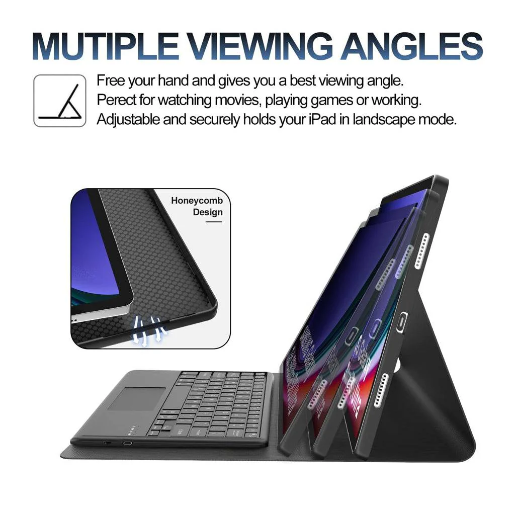 PST-X610 Keyboard Case for Samsung Galaxy Tab S9 Plus 12.4 inch/ S9 FE+ - Image 17