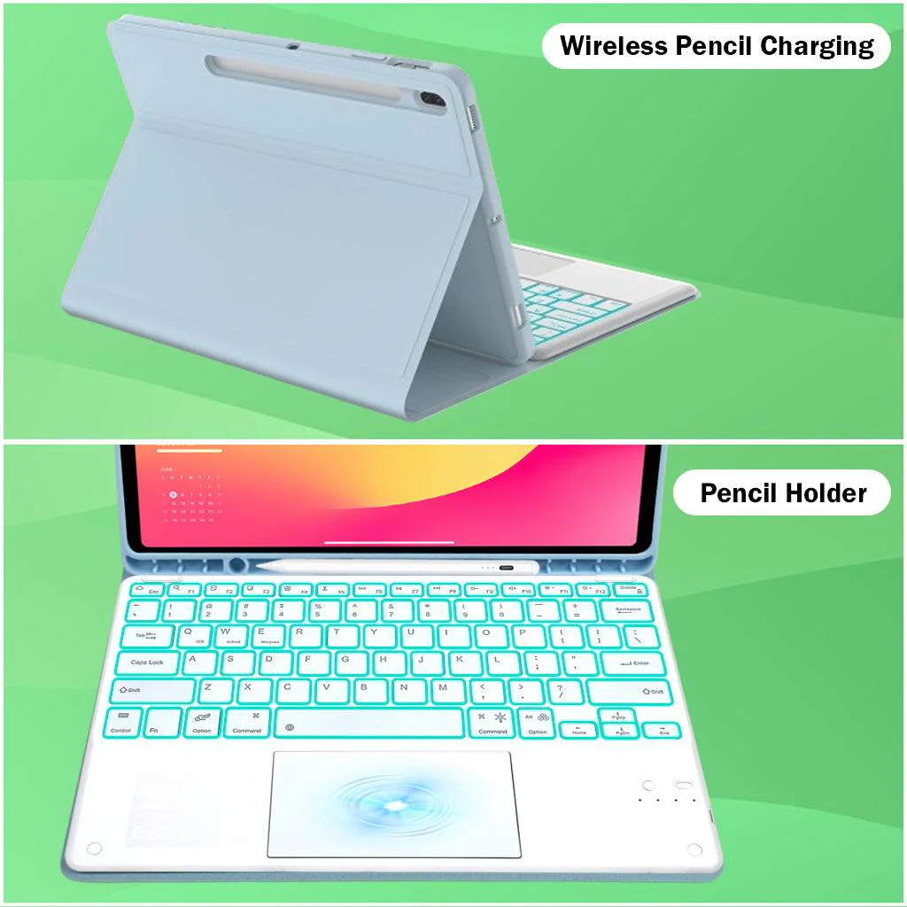 PST-X610 Keyboard Case for Samsung Galaxy Tab S9 Plus 12.4 inch/ S9 FE+ - Image 22