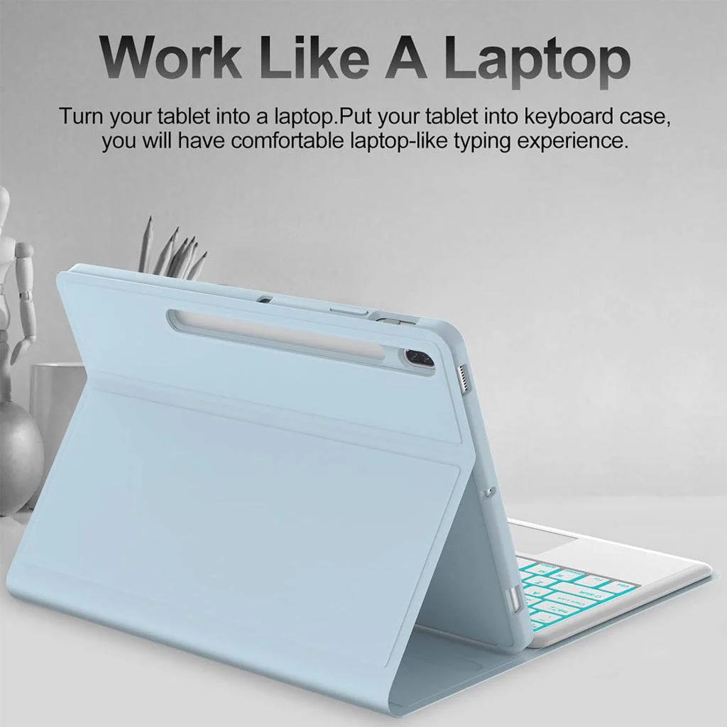 PST-X610 Keyboard Case for Samsung Galaxy Tab S9 Plus 12.4 inch/ S9 FE+ - Image 7