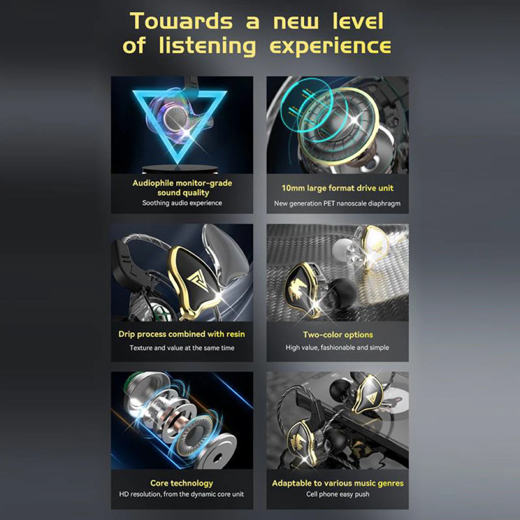 QKZ - AK6 Ares Wired IEM - Image 10