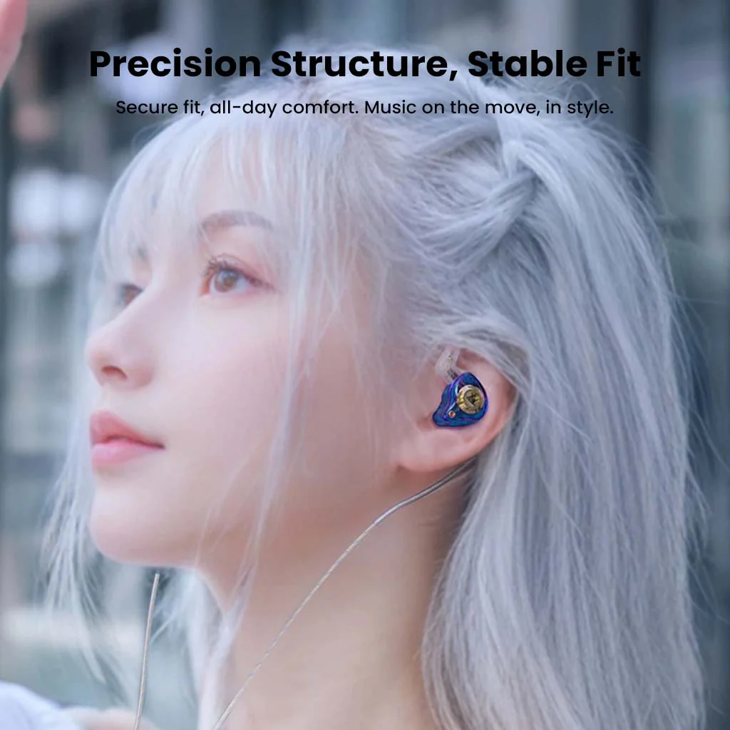 QKZ- AK6 Lucky IEM with 3 Custom Tuning Modes - Image 10