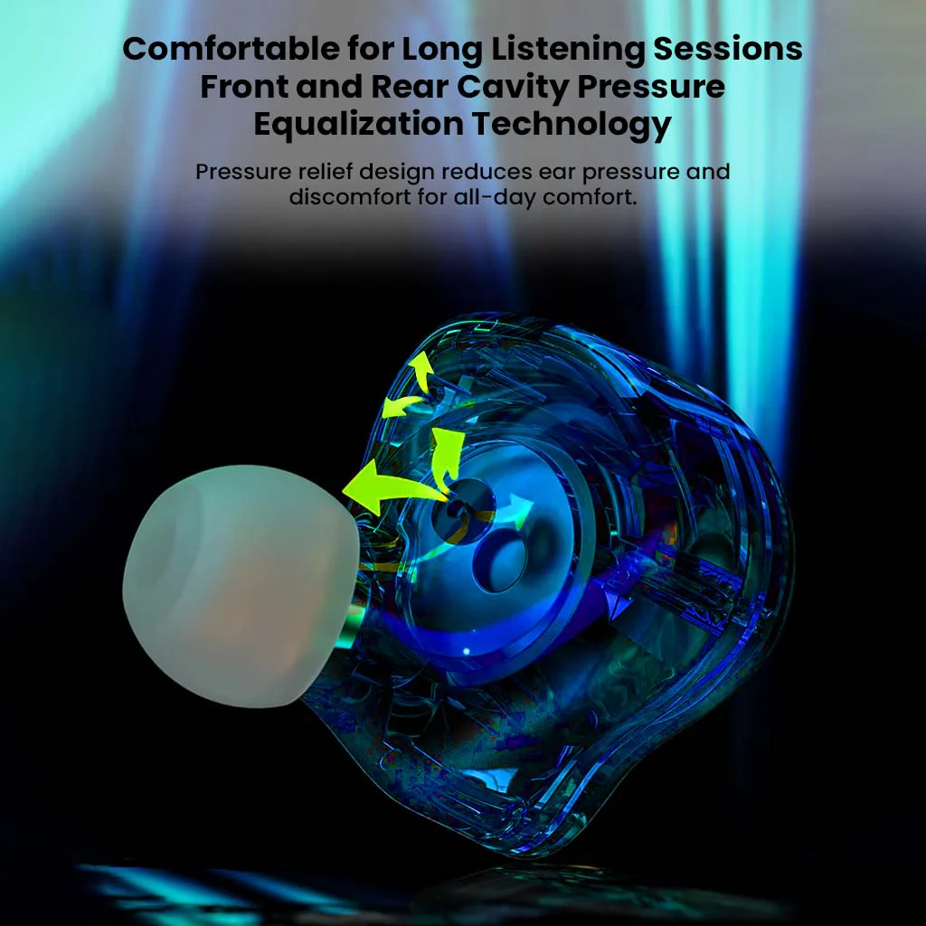 QKZ- AK6 Lucky IEM with 3 Custom Tuning Modes - Image 6